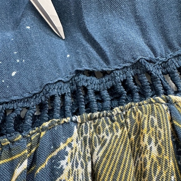 Jaase Floral Bell Sleeve Boho Blouse Tunic Festival Romantic Vibe Poet Top Small - Picture 13 of 14